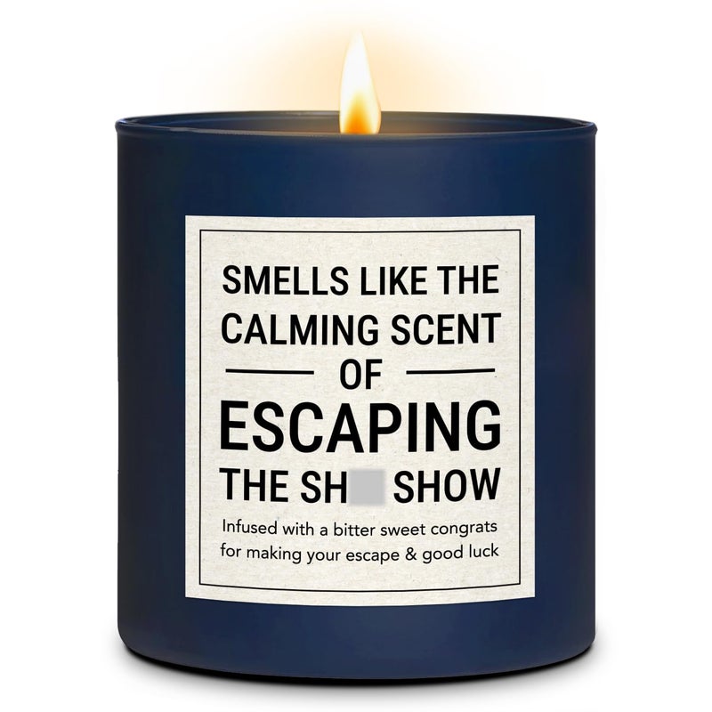 NewEleven Retirement Gifts  Farewell Gifts for Coworkers  Goodbye Gifts for Coworkers  New Beginnings Gifts for Women Men  Gifts for Coworkers Friends Work Bestie Boss Leader - 8 Oz Candle - Image 1